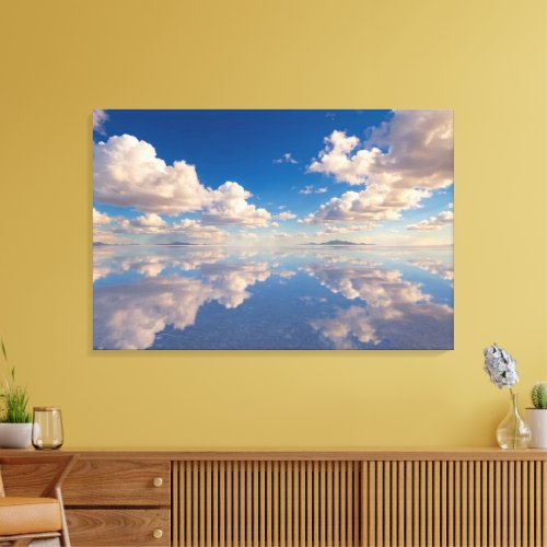 Infinite Sky Reflection Canvas Print