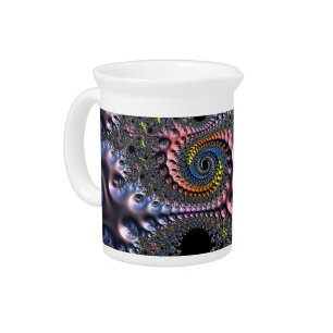 Infinite Spiral Realms Beverage Pitcher