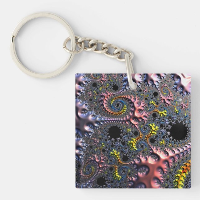Infinite Spiral Realms Keychain (Front)