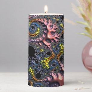 Infinite Spiral Realms Pillar Candle