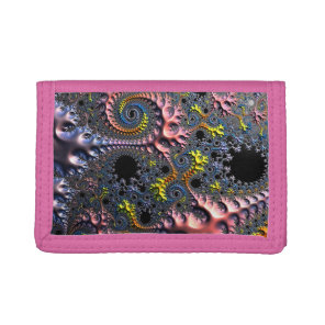 Infinite Spiral Realms Tri-fold Wallet