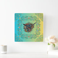Infinite Splendor: Mehndi Green Floral Artistry