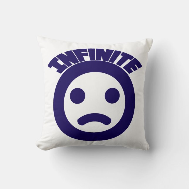 Infinite =( throw pillow (Front)