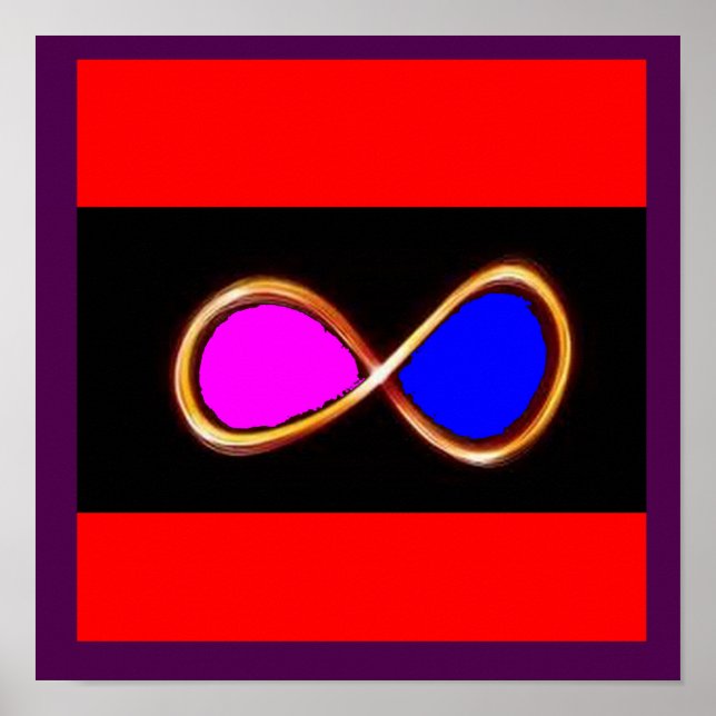 INFINITE  TRUE LOVE cosmos math science nature fun Poster (Front)