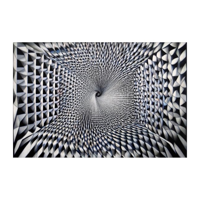 Infinite Vortex Acrylic Print (Front)