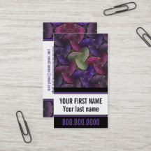 Infinite Wish Purple Abstract Pattern