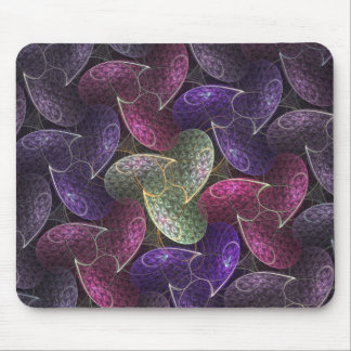 Infinite Wish Purple Abstract Pattern Mouse Pad