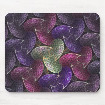 Infinite Wish Purple Abstract Pattern Mouse Pad by skellorg at Zazzle