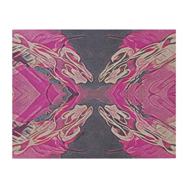 Infinitely Intertwined  Wood Wall Art (Front)