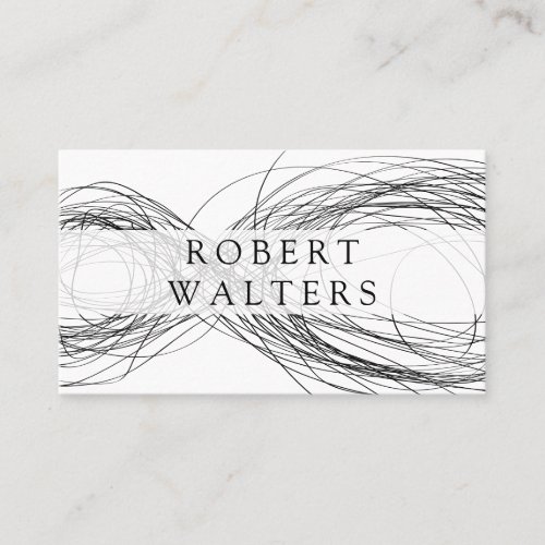 Infiniti  Expressive Line Work Business Card