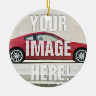 Infiniti G35 Coupe - Add your photo Ceramic Ornament