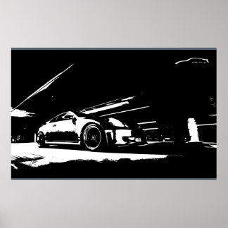 Infiniti G35 Coupe Rolling Shot Poster