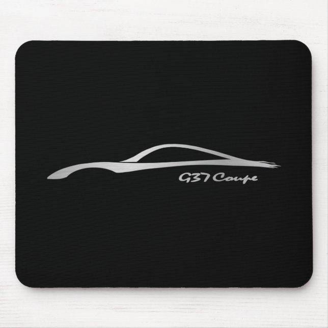 Infiniti G37 Brushed Aluminum Logo Mouse Pad (Front)
