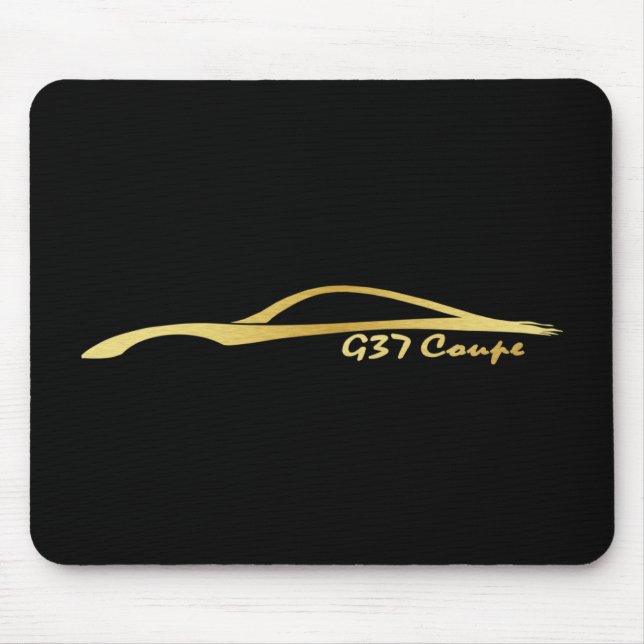 Infiniti G37 Gold Logo Mouse Pad (Front)