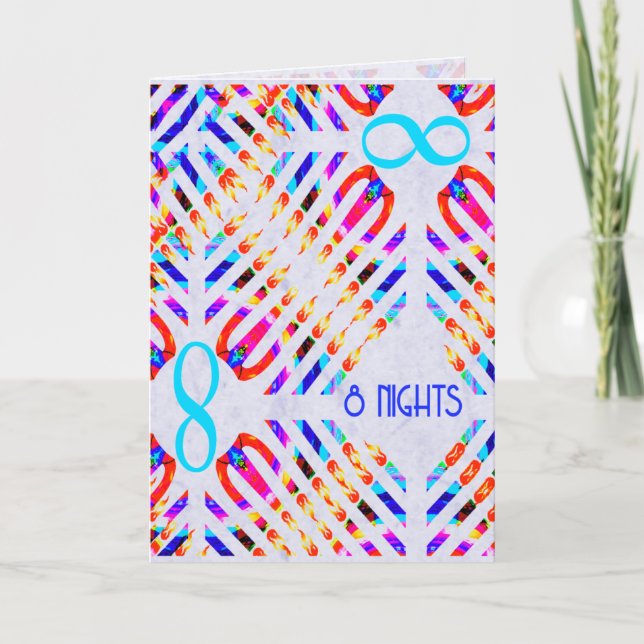 Infinity 8 Nights Chanukah Cards (Front)