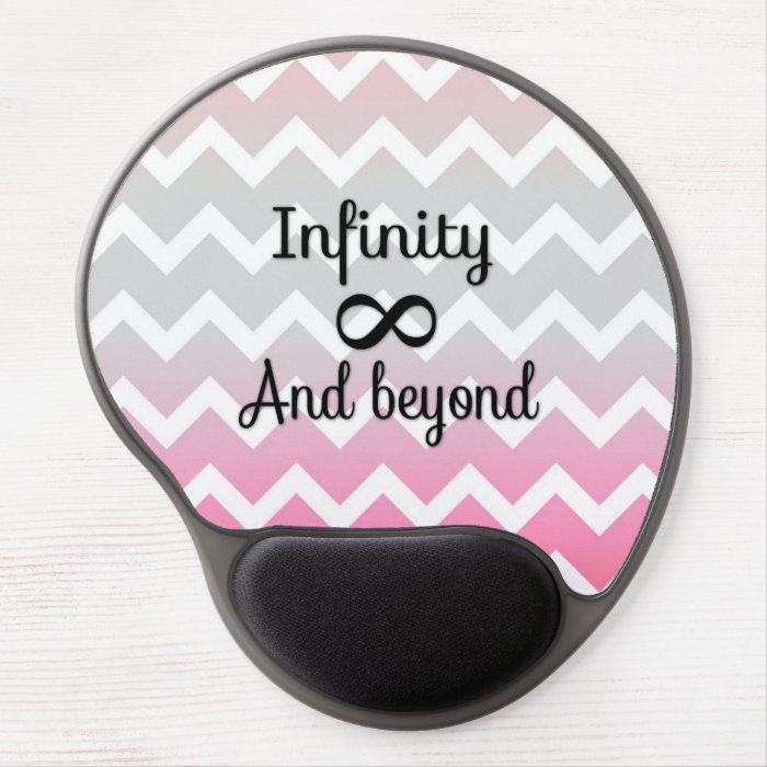 Infinity and Beyond Chevron Gel Mousepad