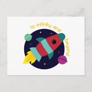 Infinity And Beyond Postcard