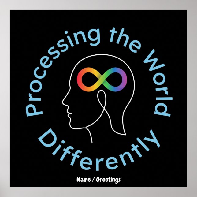 Infinity Art Processing the World Differently Poster (Front)