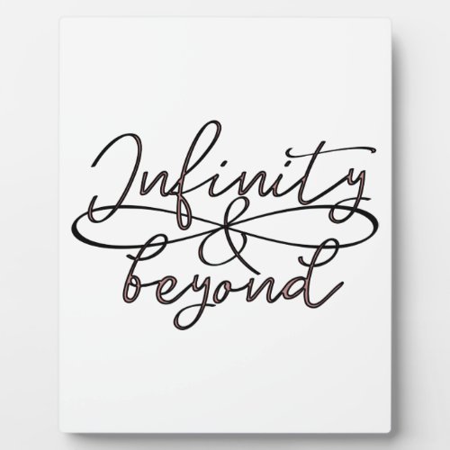 Infinity  beyond endless love couples typo plaque