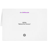 Infinity - Beyond the Horizon Cards (Back Horizontal)