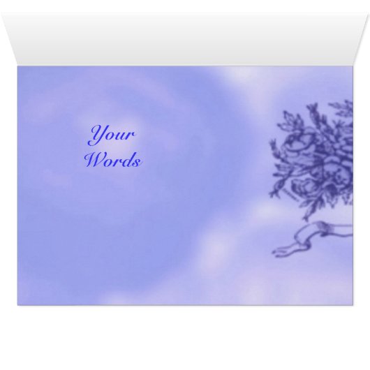 Infinity Blue Card (Inside Horizontal (Bottom))