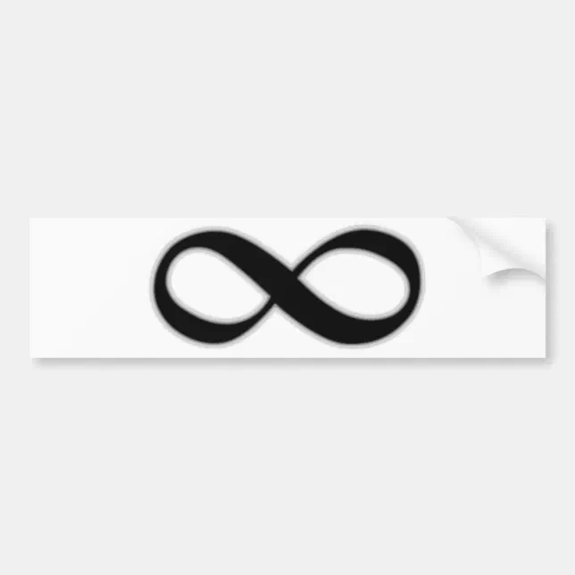 Infinity Bumper Sticker | Zazzle