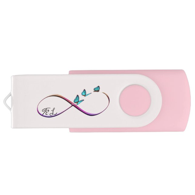 infinity butterflies flash drive (Back)