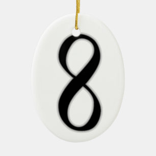Infinity Ceramic Ornament