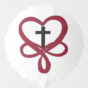 Infinity Christian Cross Balloon