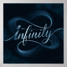 Infinity - English Calligraphy