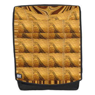 Infinity Golden Giraffe Animal Motif Art Print Backpack