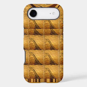 Infinity Golden Giraffe Animal Motif Art Print iPhone 17 Air Case