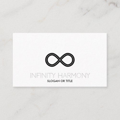 Infinity Harmony Symbol Business Card