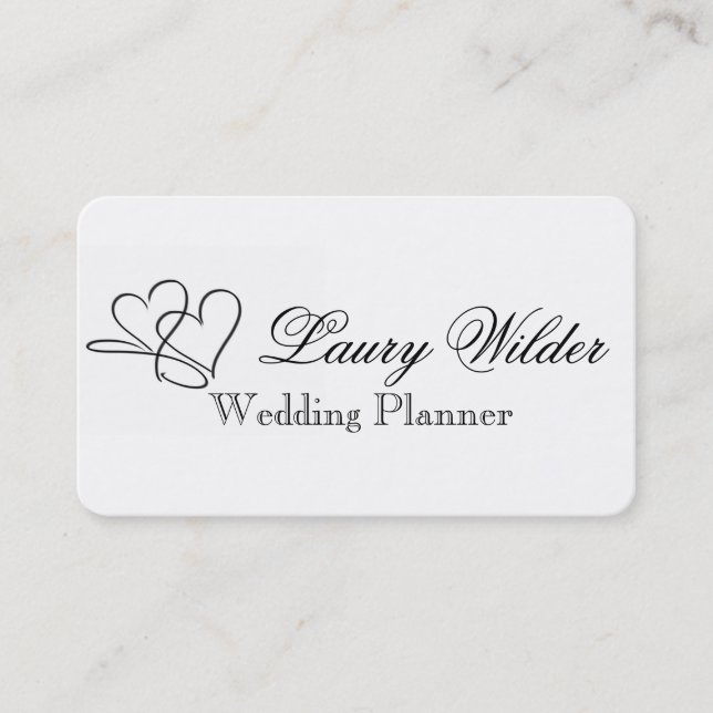 Infinity Heart Business Card (Front)