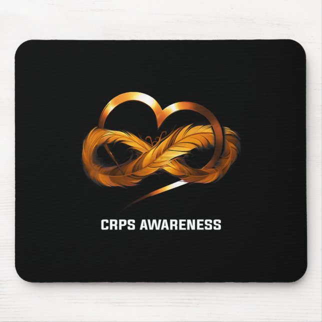 Infinity Heart CRPS Awareness  Mouse Pad (Front)