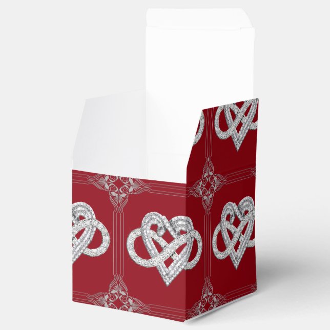 Infinity Heart Favor Box (Opened)