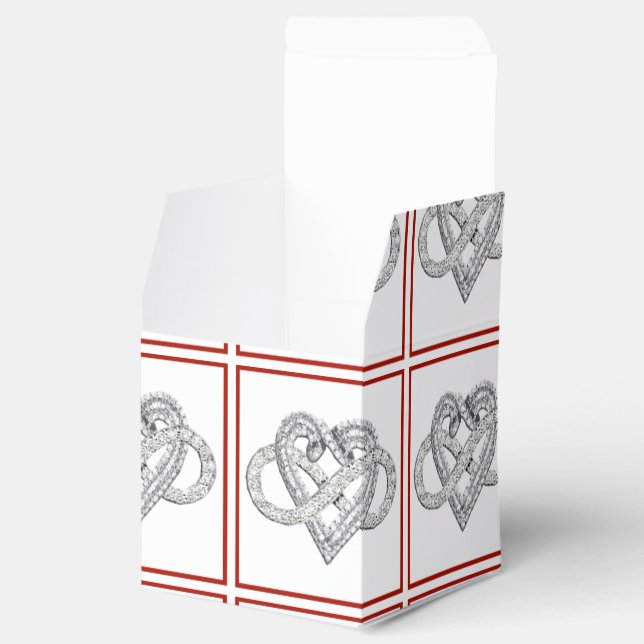 Infinity Heart Favor Box (Opened)