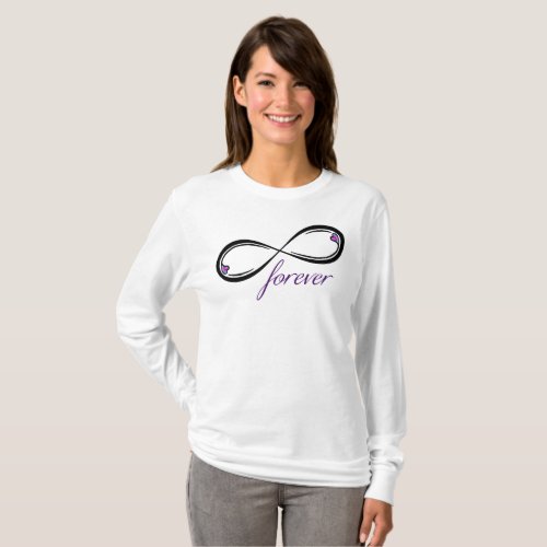 Infinity Heart Forever  T_Shirt