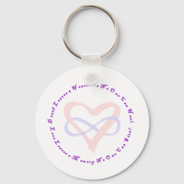 Infinity Heart Keychain (Front)