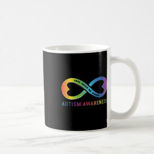 Infinity Heart Love Autism Awareness Needs No Word Coffee Mug