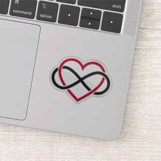 Infinity heart, love forever sticker