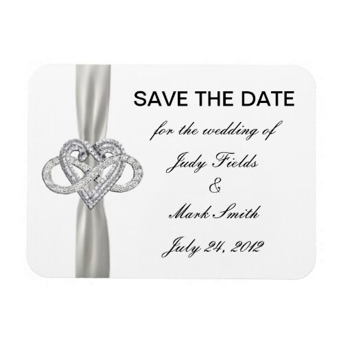 Infinity Heart Save The Date Magnet
