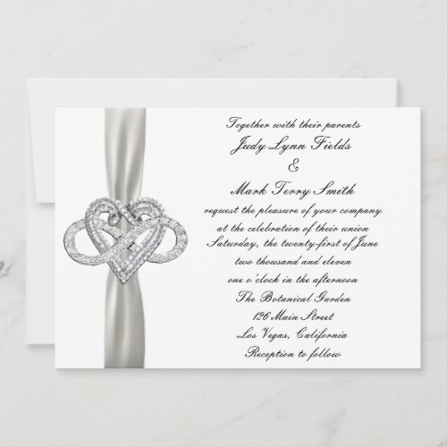 Infinity Heart Wedding Invitation