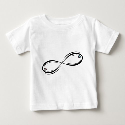 Infinity Hearts Baby T_Shirt