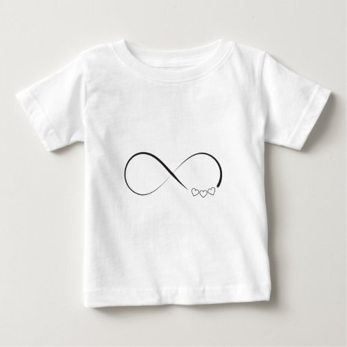 Infinity hearts symbol baby T_Shirt