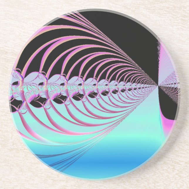 Infinity in Color Sandstone Coaster (Front)