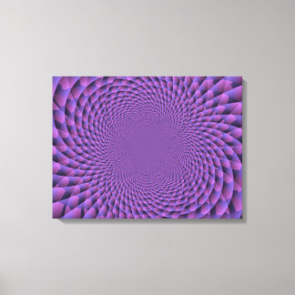 Infinity Is Purple Canvas Print