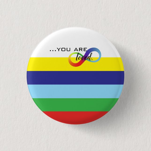 Infinity LGBTQ+ Pride Tote Button (Front)