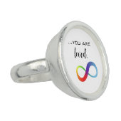 Infinity LGBTQ+ Pride Tote Ring (Side)