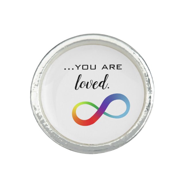 Infinity LGBTQ+ Pride Tote Ring (Front)